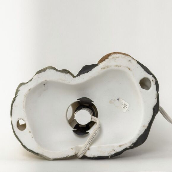 Vintage The Good Company Halloween Witch Ceramic Lighted Cauldron Broom - Picture 3 of 7